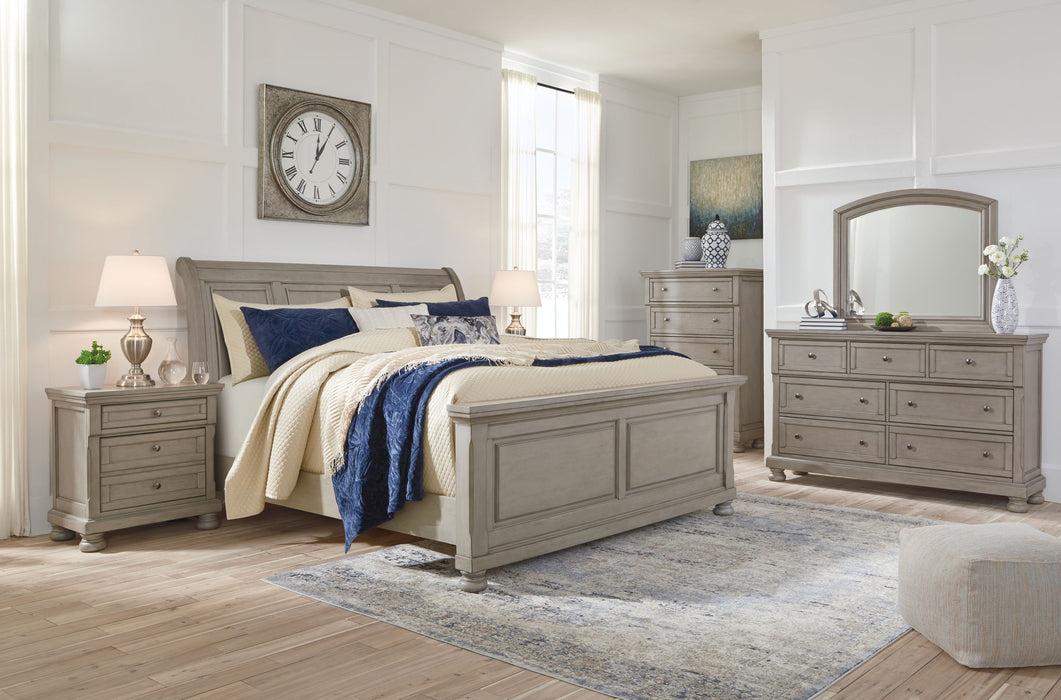 Lettner - Sleigh Bed Set Signature Design by Ashley®
