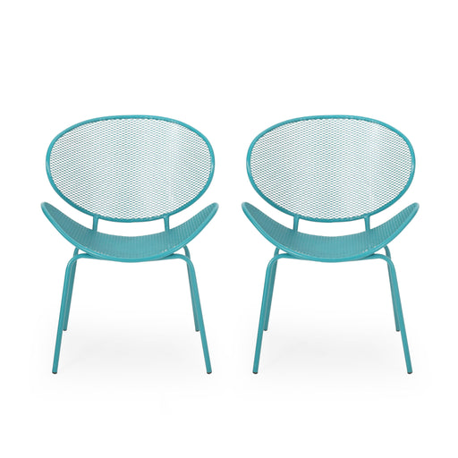 Elba - Contemporary Chair Set For Outdoor Relaxation Noble House