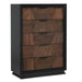 Houston - 5 Drawer Chest - Walnut Matrix Furniture Group