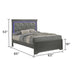 Blaze - Bed With LED Headboard Matrix Furniture Group