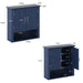 Multi Functional Wall Mounted Cabinet With Adjustable Shelves For Bathroom Noble House
