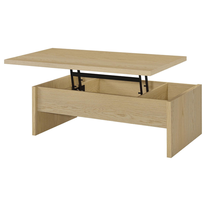 Parker - Lift Top Coffee Table - Light Oak Furniture Max