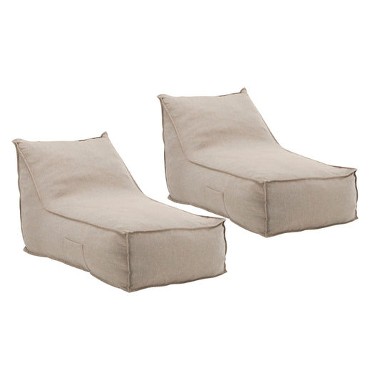 Perry - Outdoor Bean Bag Lounge Chair Noble House