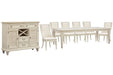 Newport - 8 Piece Extendable Rectangular Dining Table Set Magnussen Furniture
