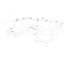 Upholstered Modular Sectional With Custom Configuration And Removable Cushions Home Essentials