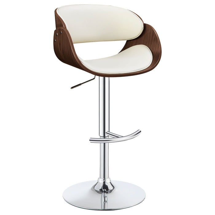 Ergonomic Adjustable Bar Stool - Ivory Furniture Max