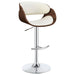 Ergonomic Adjustable Bar Stool - Ivory Furniture Max