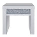 Noralie - 24" Square End Table - Mirrored & Faux Diamonds ACME
