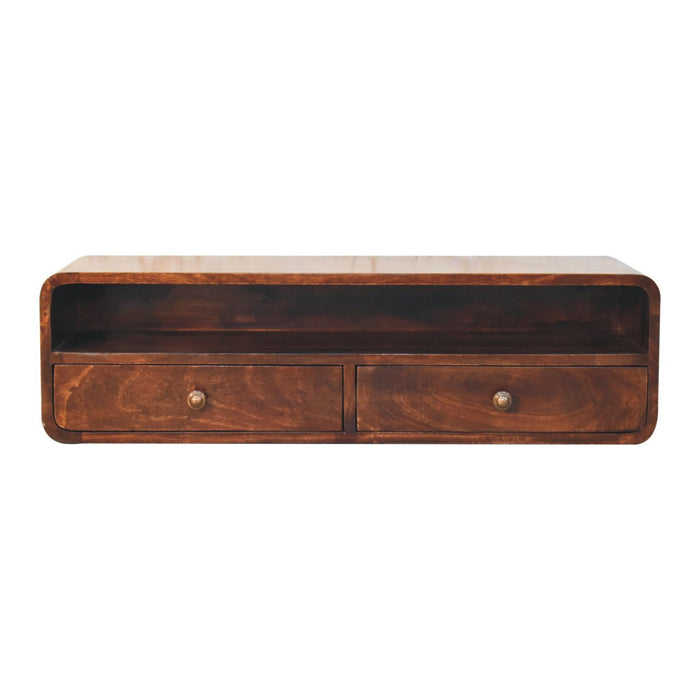 Floating Open Console - Walnut Artisan Furniture