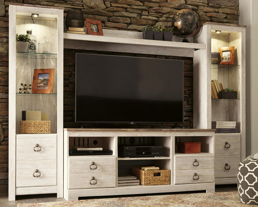 Willowton - Entertainment Center With Fireplace Option Signature Design by Ashley®
