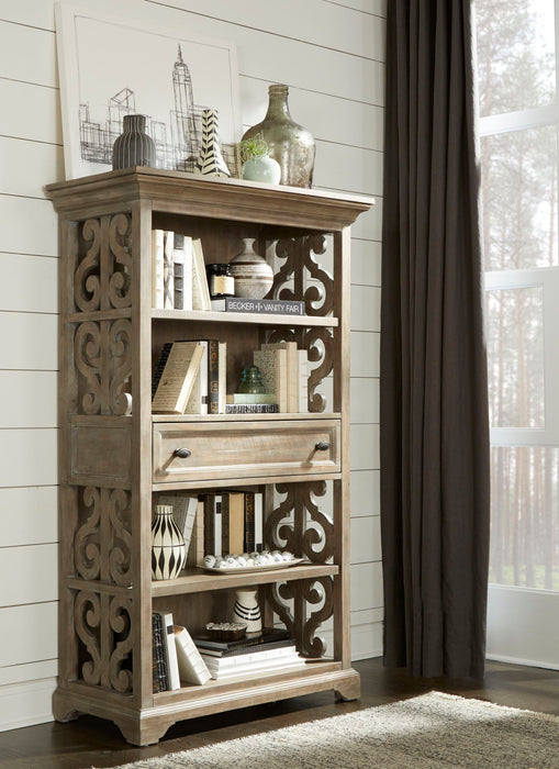 Tinley Park - Bookcase - Dove Tail Gray Magnussen Furniture