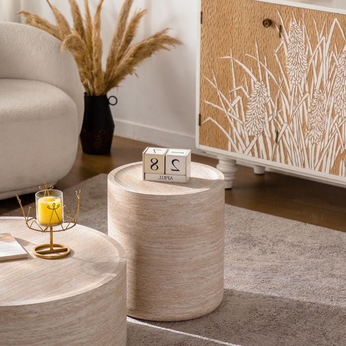 Modern Round Table With Mars Pattern For Living Room Home Essentials