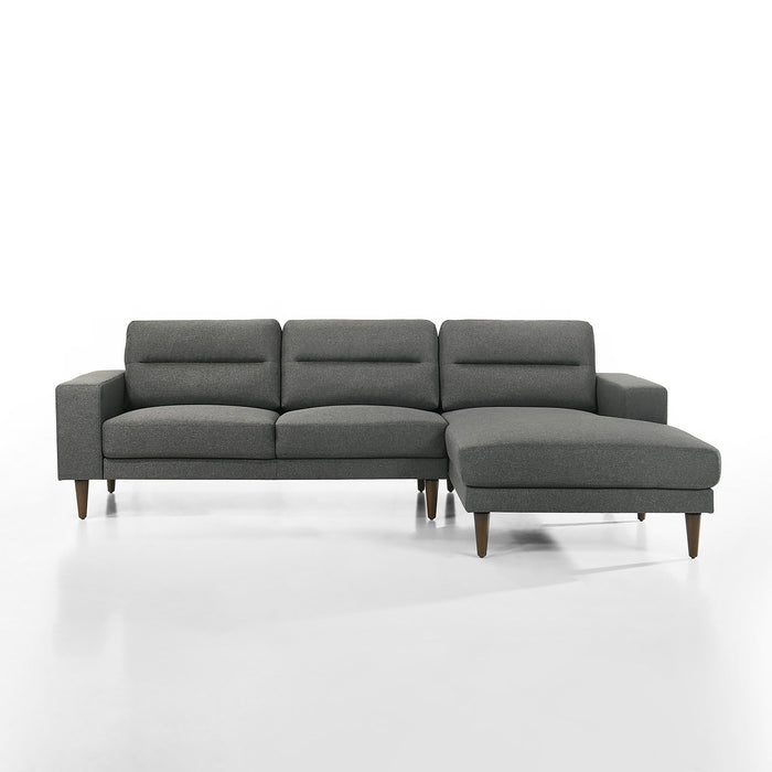 Vale - Left Arm Facing Loveseat - Gray