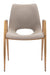 Desi - Dining Chair With Gold Legs (Set of 2) Zuo Modern