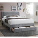 Contemporary Bed With Storage Drawer Home Essentials