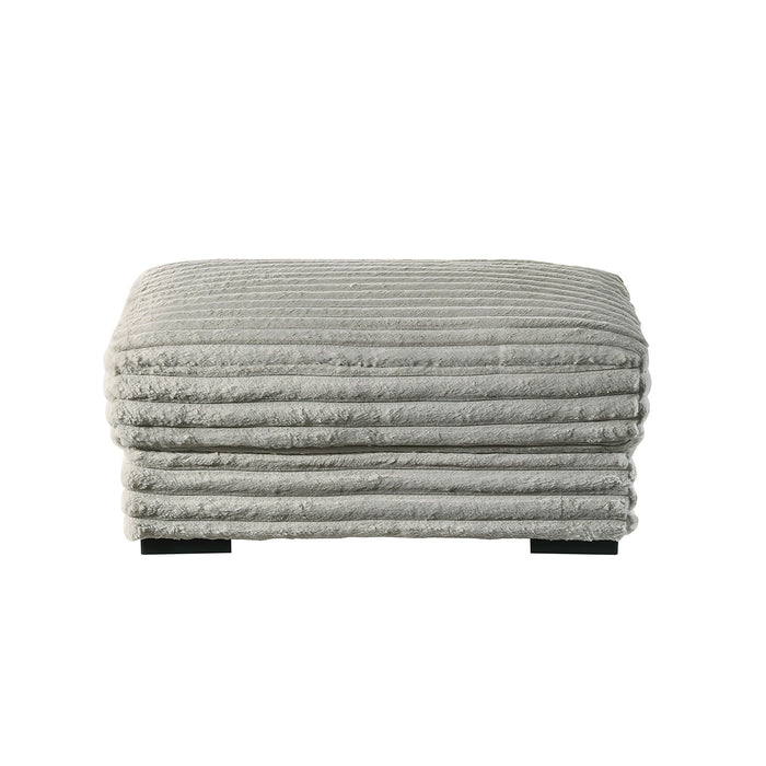 Embrace - 41" Ottoman - Gray