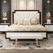 Michael Amini Lighting - Daisy 20" Crystal LED Chandelier - Gold Michael Amini