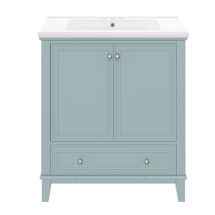 Modern Bathroom Vanity With Sink Combo, Doors And Drawer Hearth and Haven
