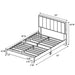 Bed With Channel Tufting And Built In LED Headboard Home Essentials