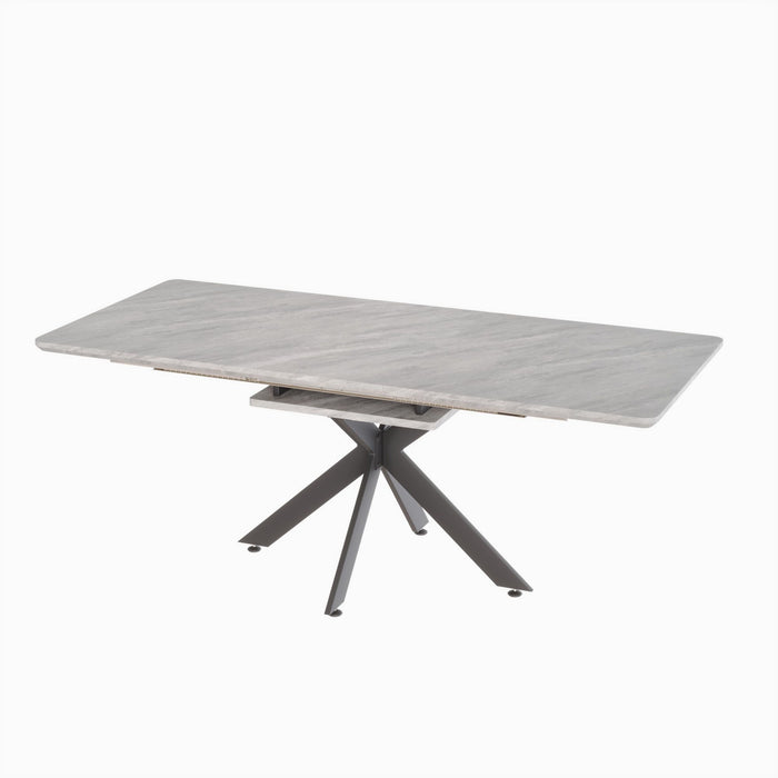 Modern Mid-Century Dining Table Set With Extendable Design Home Essentials