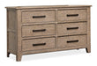 Claremont - Double Drawer Dresser Magnussen Furniture