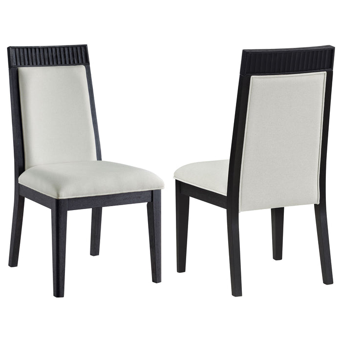 Ennis - Dining Side Chair (Set of 2) - Black Furniture Max