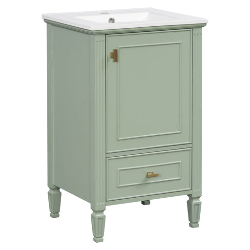 Retro Bathroom Vanity With Sink Noble House