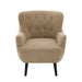 Armchair With Round Arm - Brown Noble House