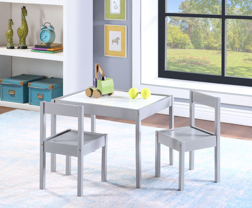 Gibson - 3-Piece Dry Erase Kids Table & Two Chair Set Simple Living