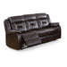 Modern Reclining Sofa With Pillow Arms And Headrest Home Essentials