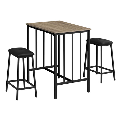 3 Pieces Dining Set, Counter Height, Rectangular, Small, Contemporary & Modern 8th Street