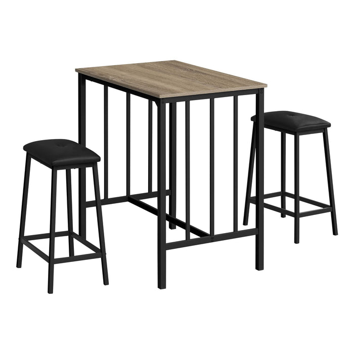 3 Pieces Dining Set, Counter Height, Rectangular, Small, Contemporary & Modern 8th Street