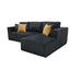 L - Shape Full Compressed Upholstered Sectional Home Essentials