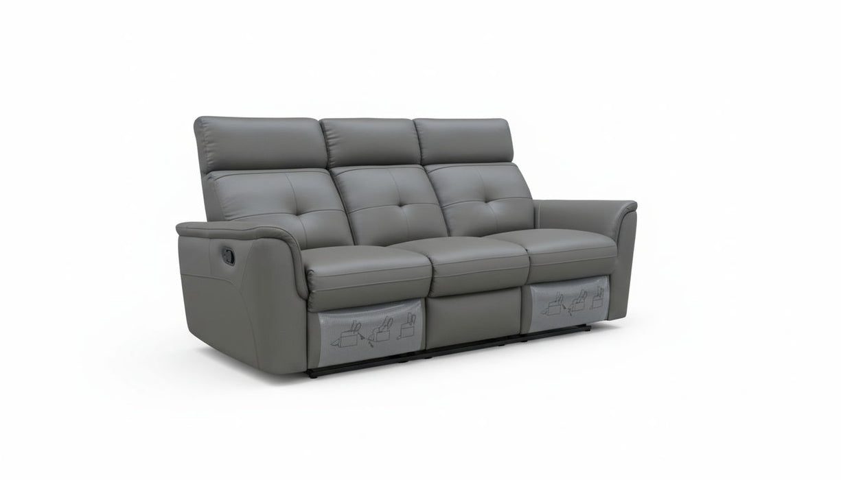 8501 - Sofa With 2 Manual Recliners Extravaganza Collection