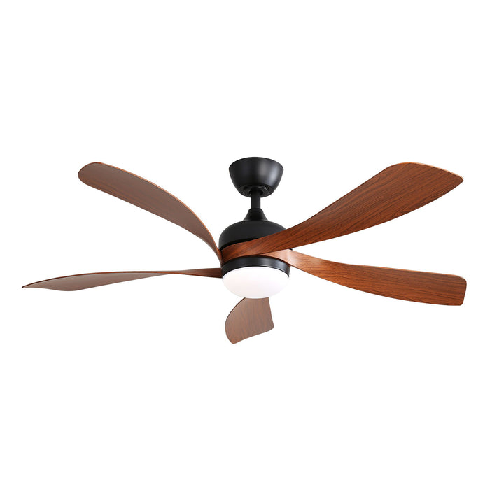 52" Indoor Ceiling Fan With 3 Color Dimmable LED Light Blades, Reversible DC Motor, Remote Control Daily Nest