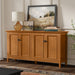 Amherst - 4 Door Storage Cabinet Simpli-Home