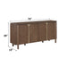 Ouida - Server - Brown / Gold Acme