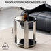Round Table With Double Layer Storage Home Essentials