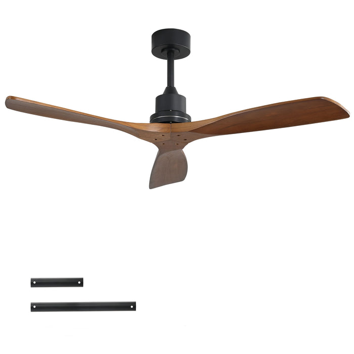 52" Smart DC Ceiling Fan With 3 Blades Reversible Silent Motor Daily Nest