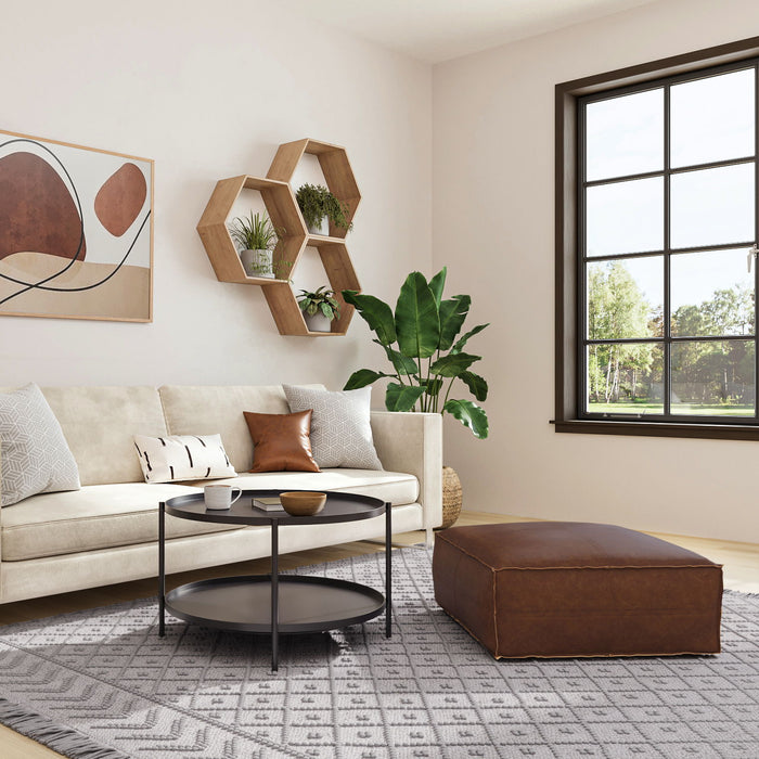 Brody - Large Square, Coffee Table Pouf Simpli-Home