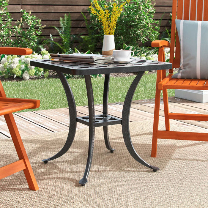 End Table - Dark Lava Bronze