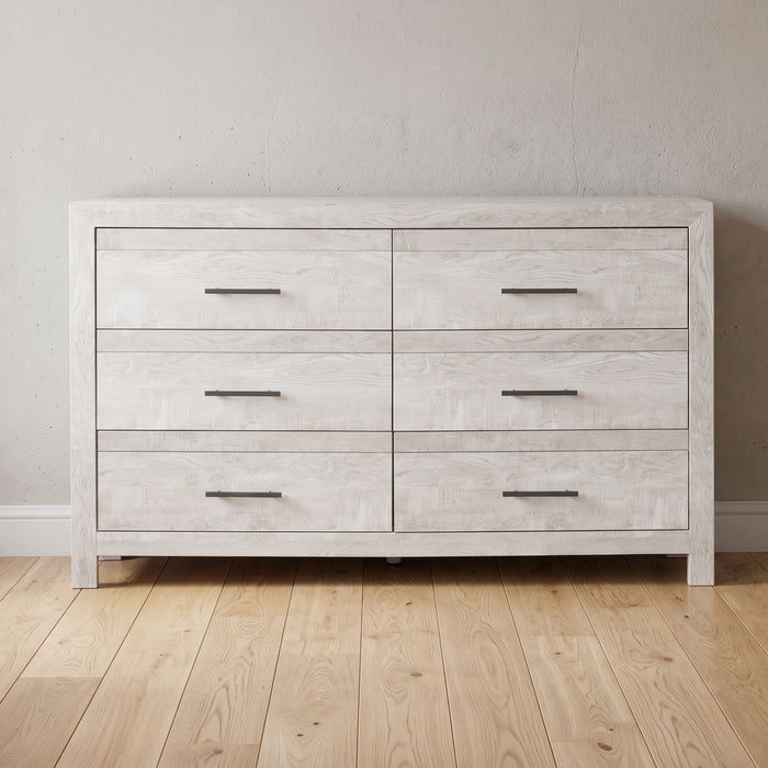 6 Drawer Dresser - Natural / Rustic Matrix Furniture Group