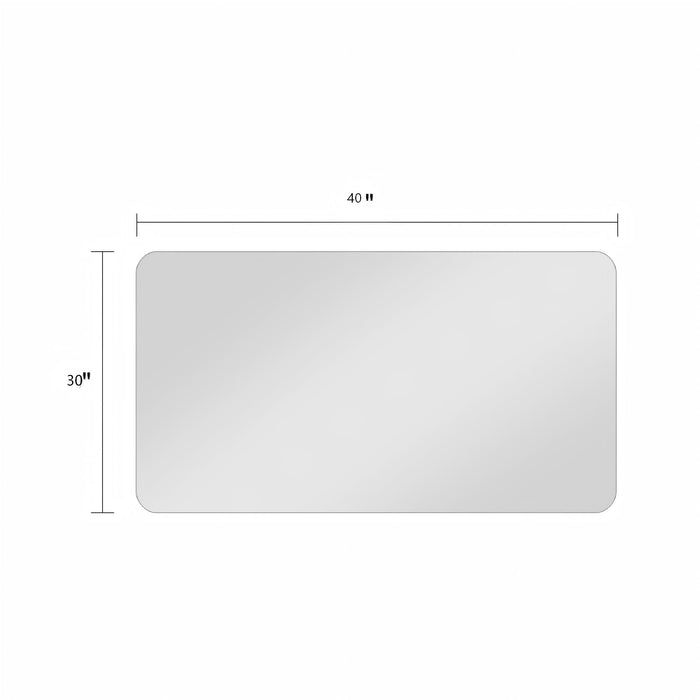 Bathroom Vanity Mirror, Wall-Mounted Mirror For Bathroom Anti-Fog, Waterproof Daily Nest