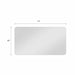 Bathroom Vanity Mirror, Wall-Mounted Mirror For Bathroom Anti-Fog, Waterproof Daily Nest