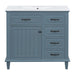 Modern Bathroom Vanity With Sink Top, Flip Drawers, Adjustable Shelf Hearth and Haven