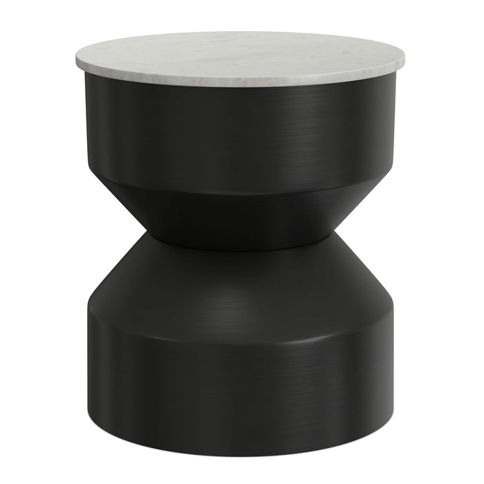 Maxine - Side Table - Black White Simpli-Home