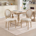 Upholstered With Round Back Dining Chairs (Set of 2) Home Essentials