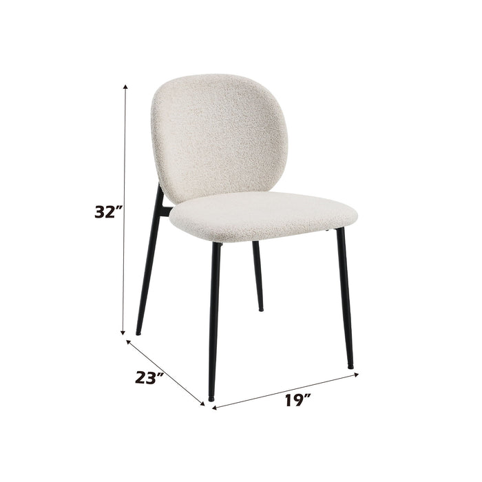 Klaus - Side Chair (Set of 2) - White Acme