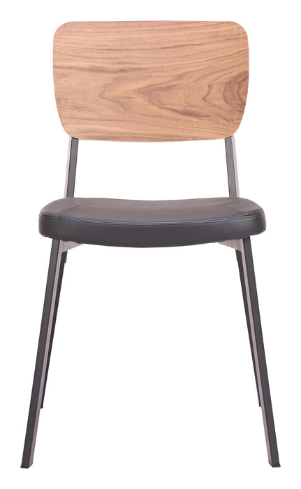 Ardenne - Dining Chair (Set of 4) - Black / Brown Zuo Modern