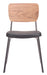 Ardenne - Dining Chair (Set of 4) - Black / Brown Zuo Modern
